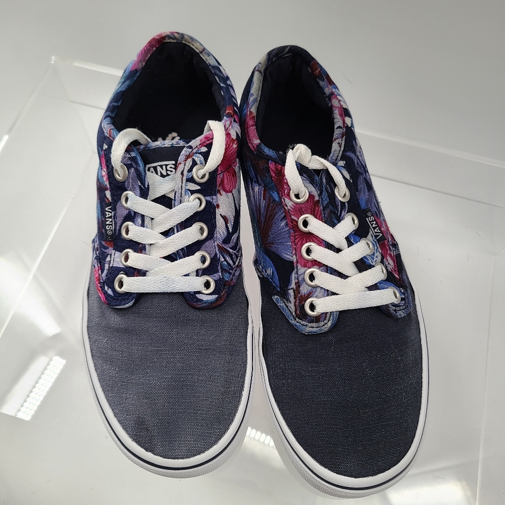 Vans Women's Off The Wall‎ Atwood 721356 Floral Parisian Blue